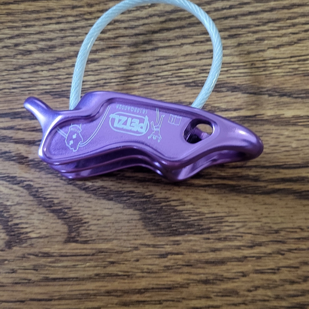 Petzl Purple Belay Device